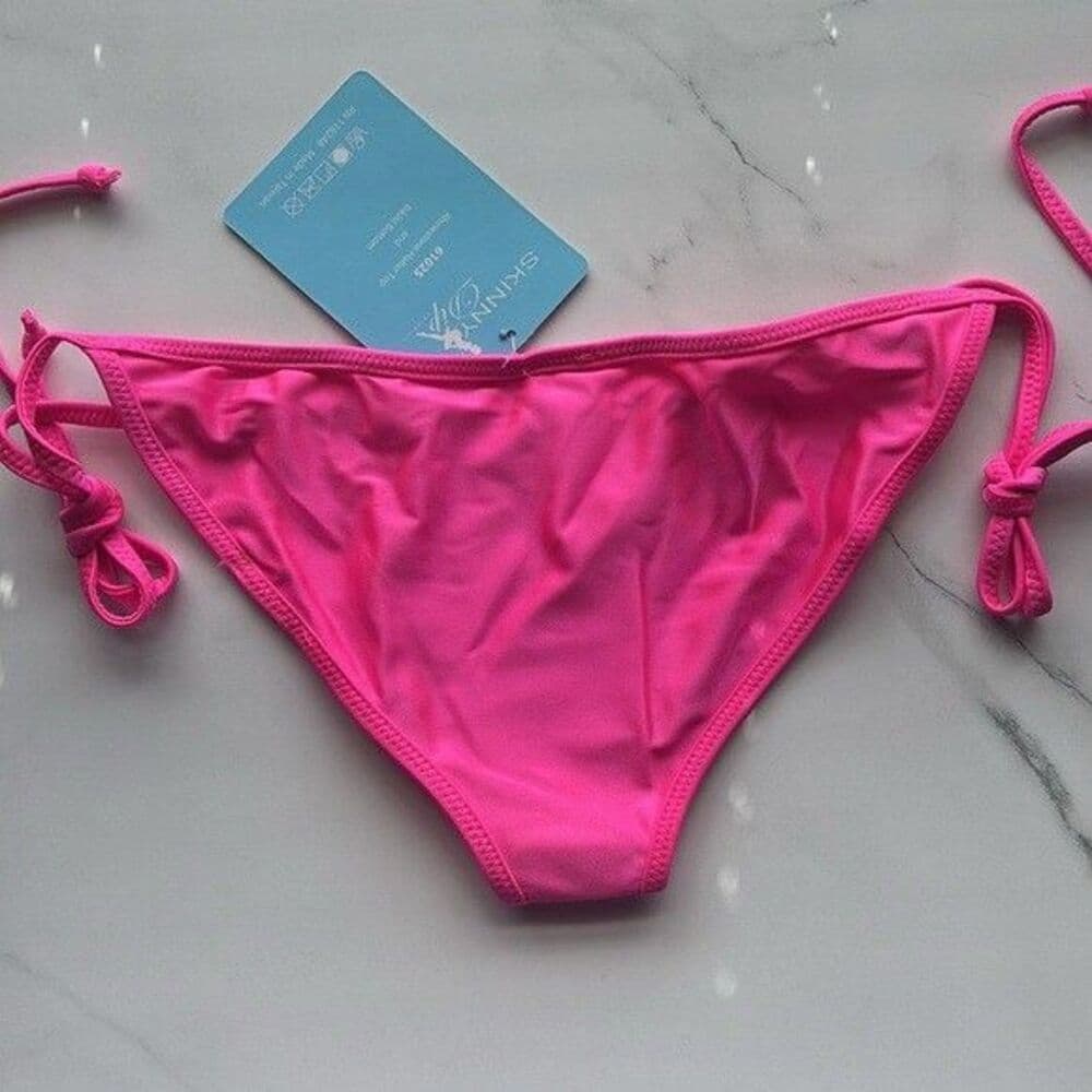 Skinny Dip/Leg Avenue: Bejeweled Hot Pink Halter Top & Bikini Bottom Size:Small - Thumbnail 3