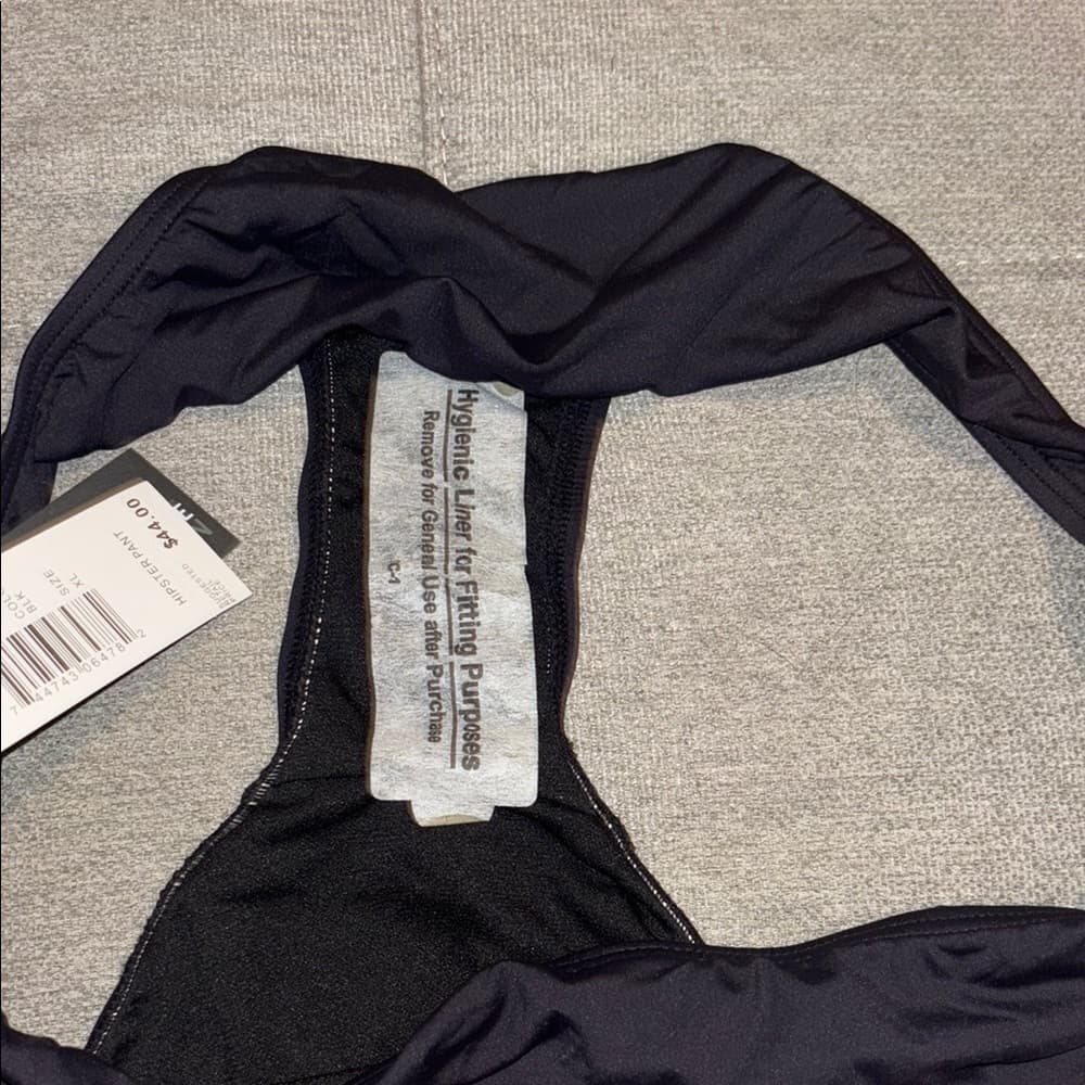Kenneth Cole: Classic Black Hipster Bikini Bottom - Size XL - Thumbnail 4