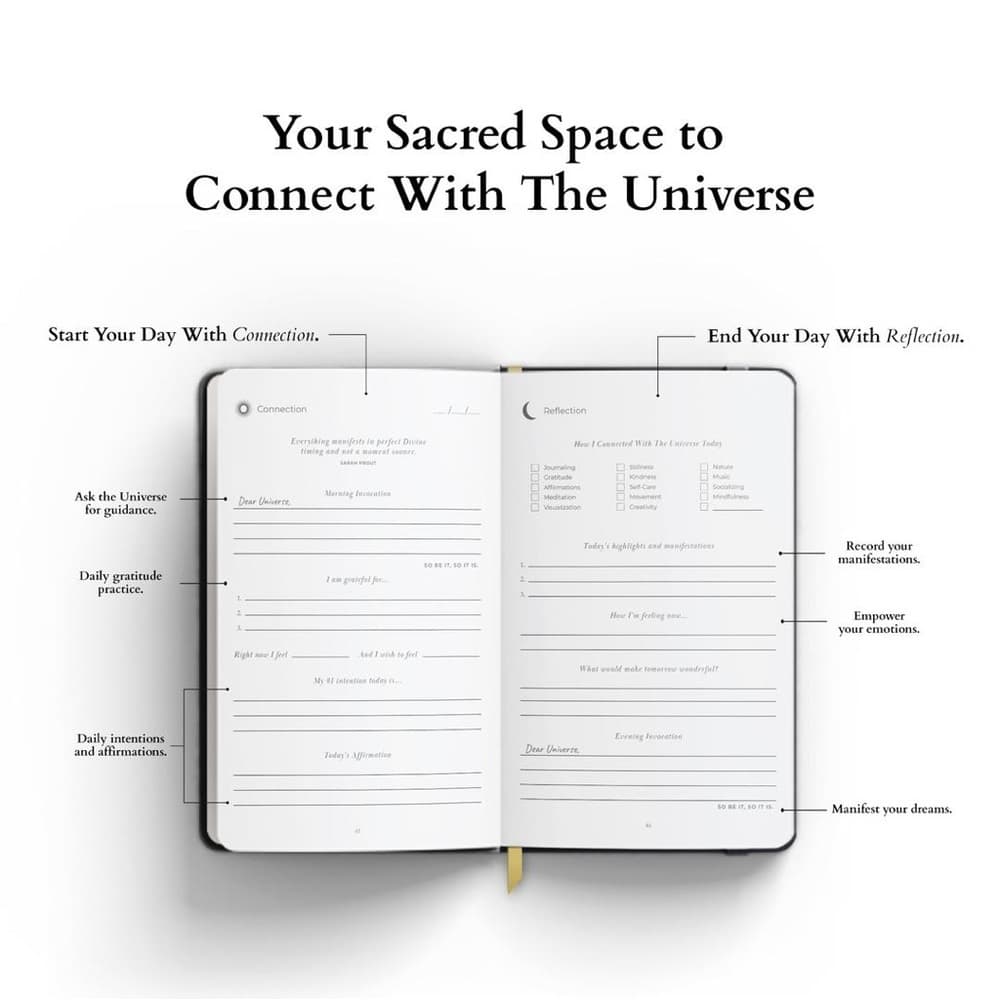 Dear Universe - 13-Week Guided Manifestation Journal presented by Sarah Prout - Thumbnail 3