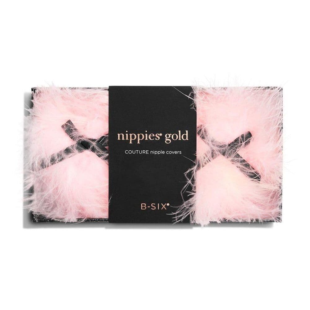 Bristol6 Nippies GOLD - Candy Marabou Nipple Cover​ - Thumbnail 4