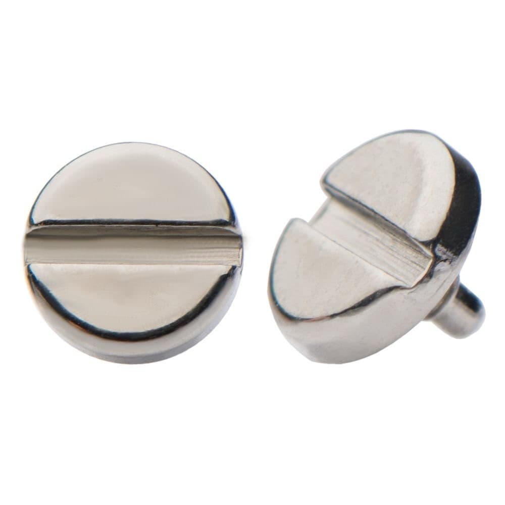Hollywood Body Jewelry a pair 4mm Screw Top Dermal - Thumbnail 3