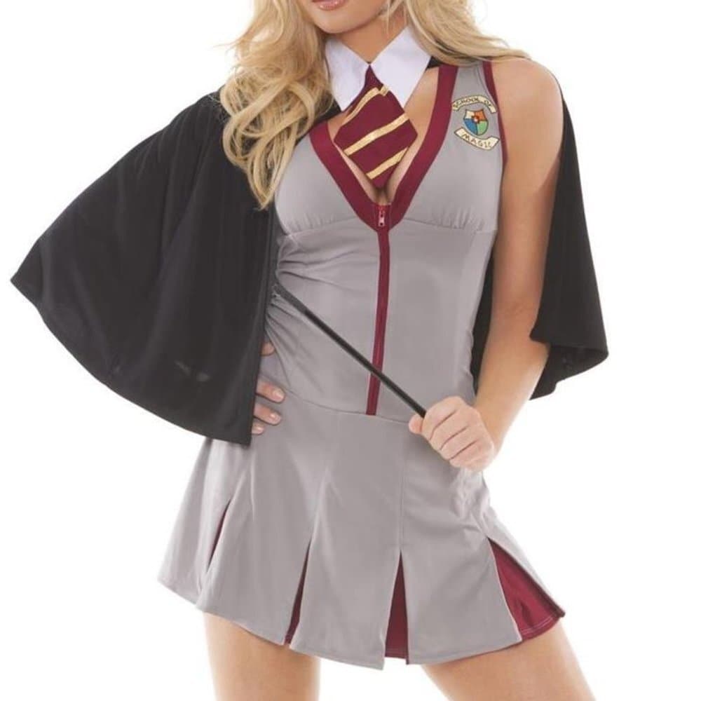 Wizard Costume - Sexy Harry Potter-Inspired Dress with Cape​ - Thumbnail 2