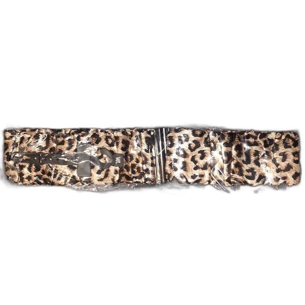 Bulk Animal Printed Fabric Belt Chetah & Zebra​ (Wholesale 23 total)