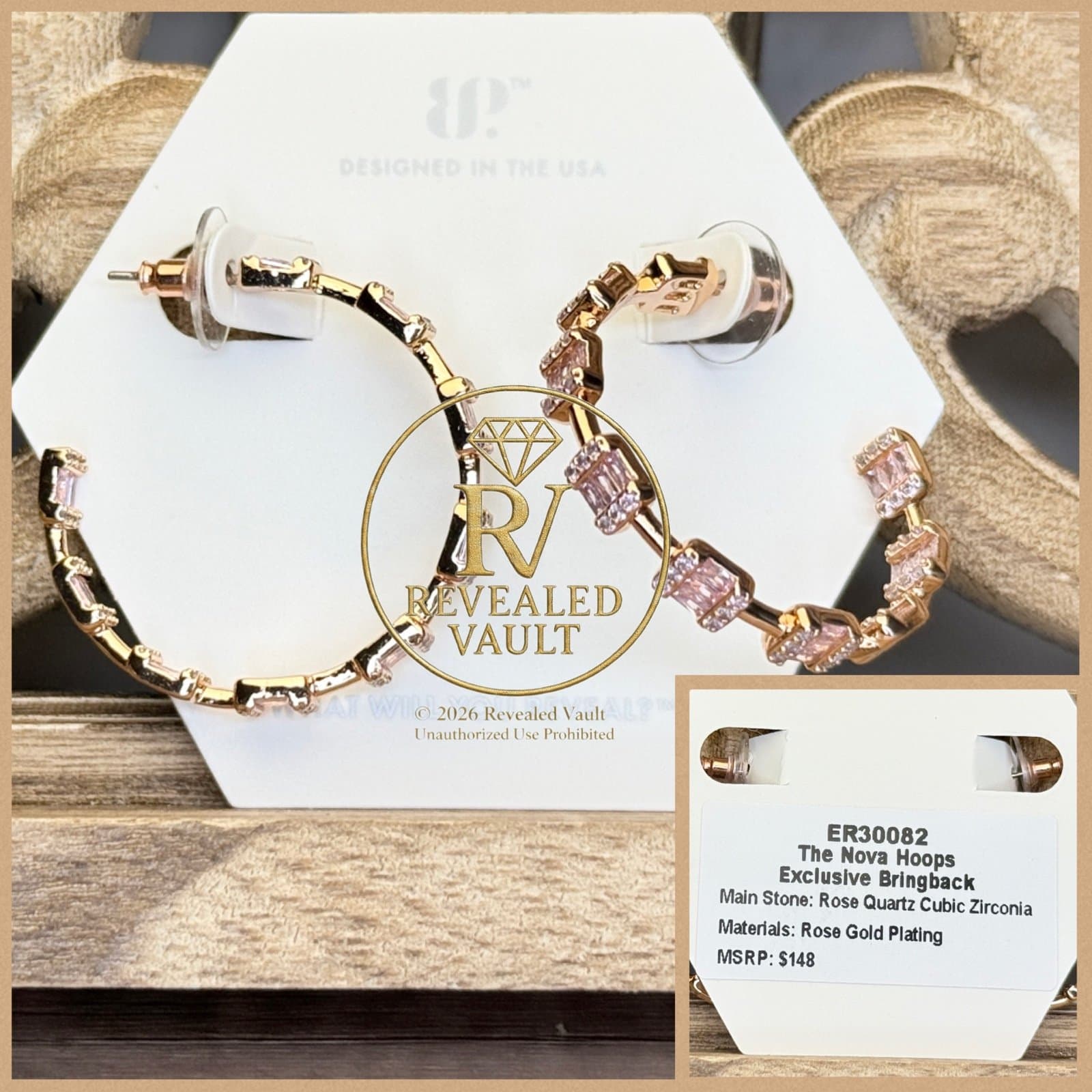 Bomb Party The Nova Hoops Exclusive Bringback OG Rose Quartz