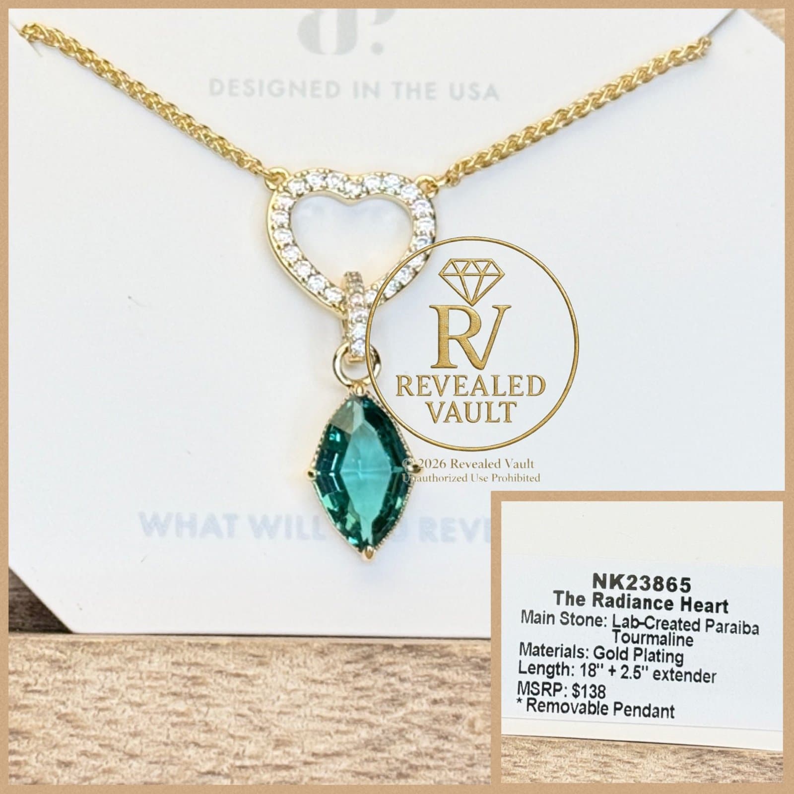 Bomb Party The Radiance Heart OG Paraiba Gold