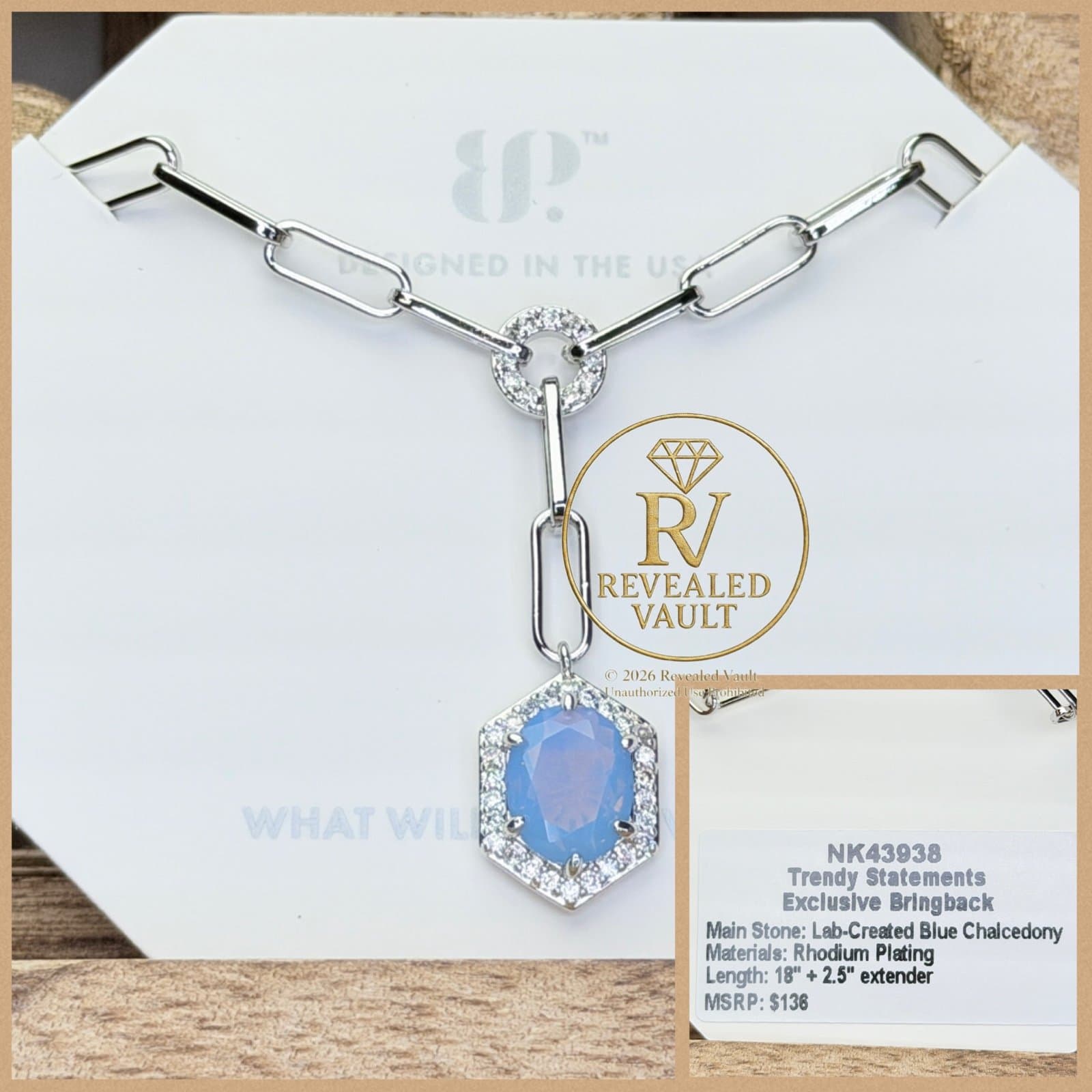 Bomb Party Trendy Statements Exclusive Bringback OG Blue Chalcedony