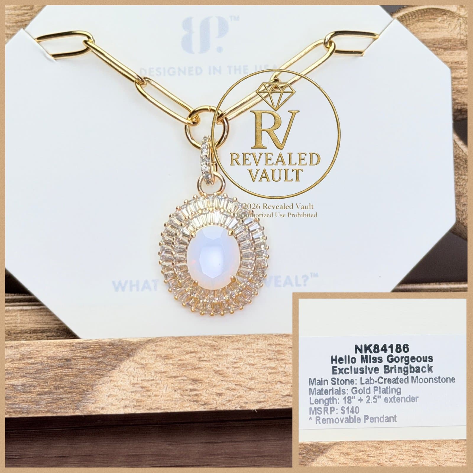 Bomb Party Hello Miss Gorgeous Exclusive Bringback OG Moonstone Gold