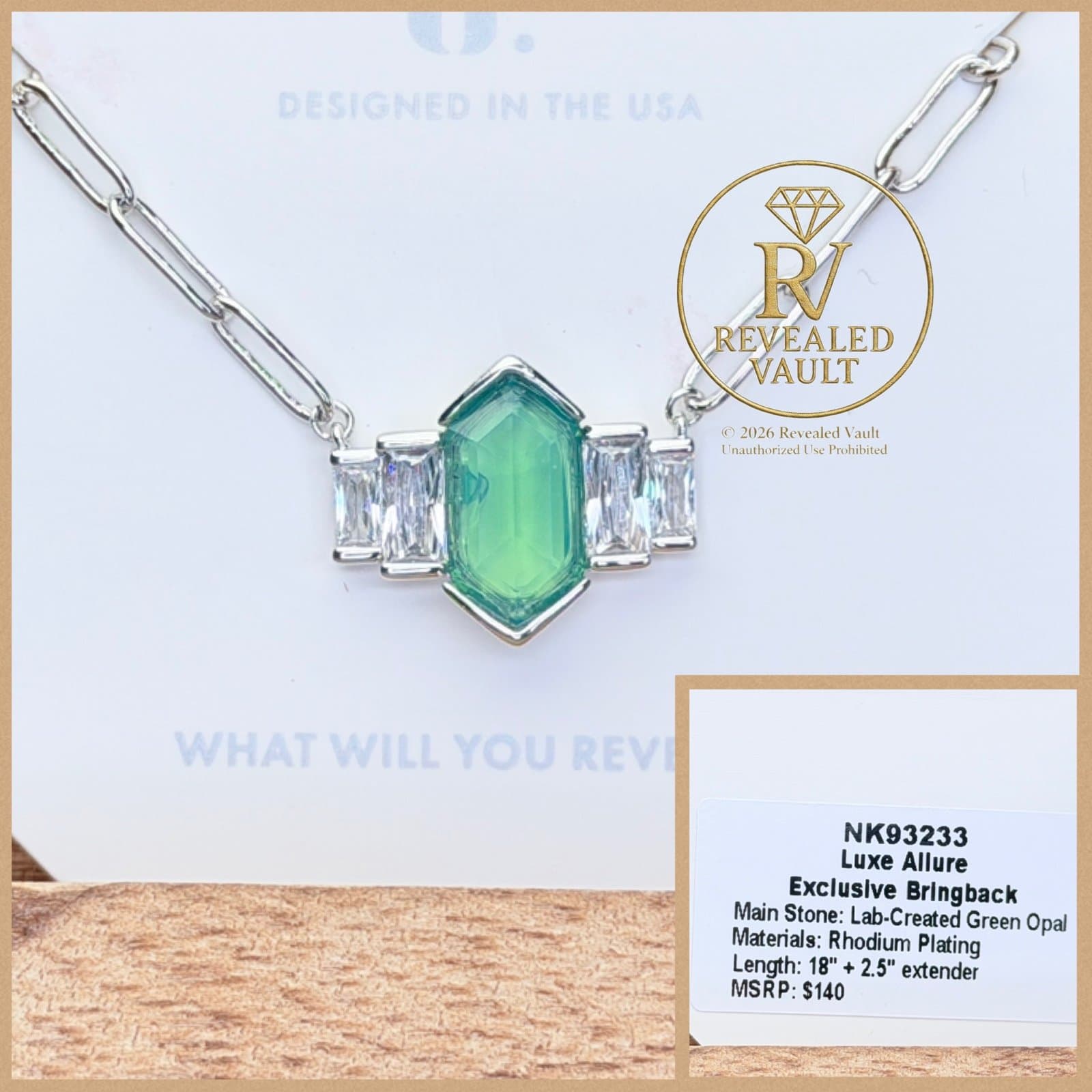 Bomb Party Luxe Allure Exclusive Bringback OG Green Opal Rhodium