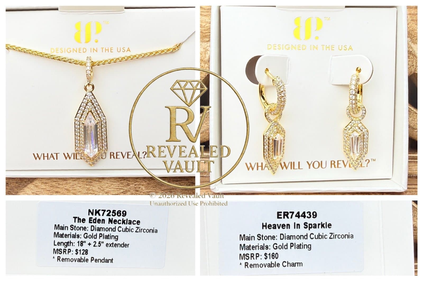 Bomb Party April Birthday 2026 The Eden Necklace & Heaven In Sparkle Set