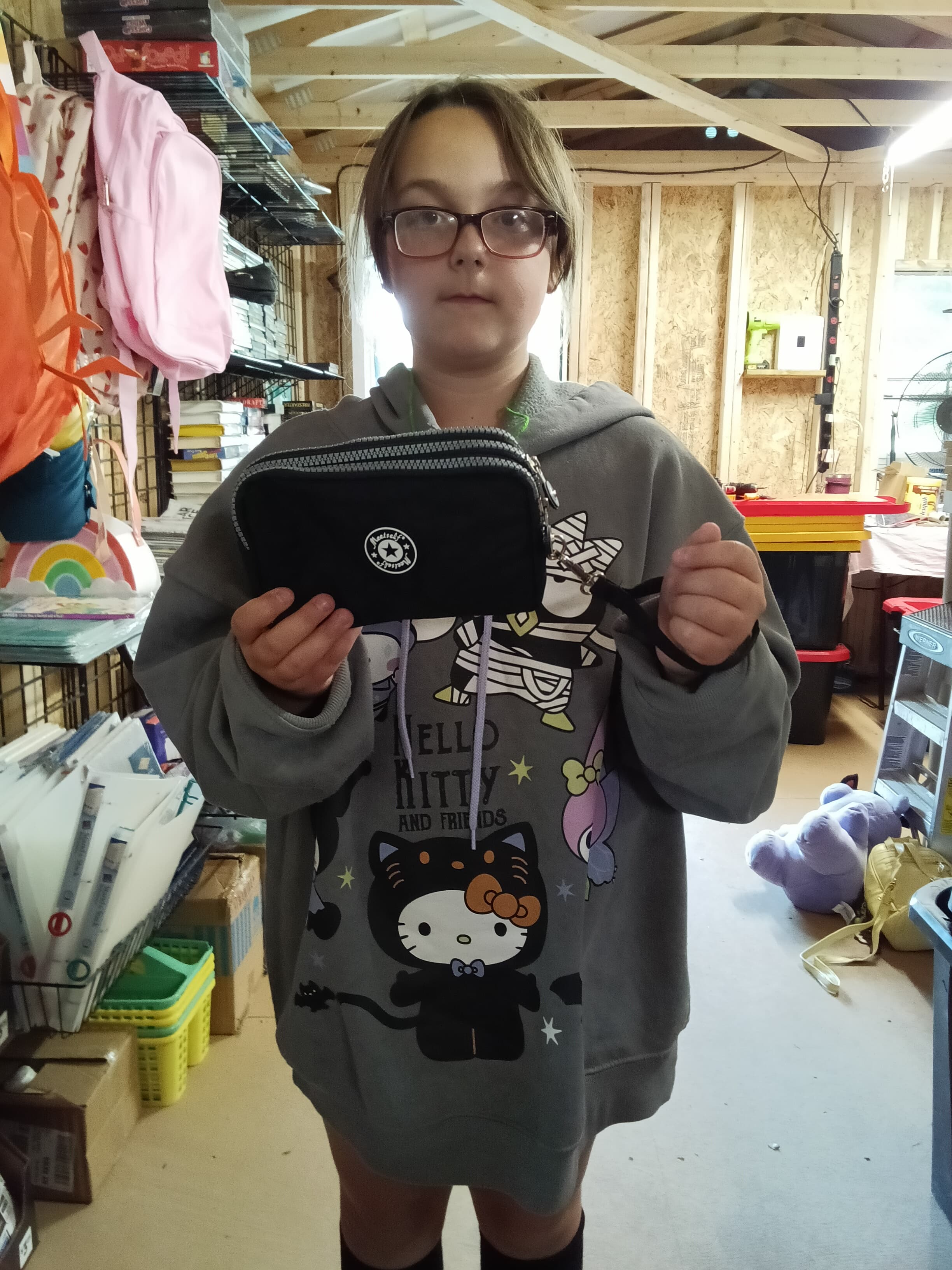 Meatball's Apparel Black Wristlet Wallet - Thumbnail 2