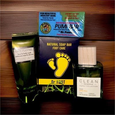 Premier For Him Gift Set – Clean Reserve H2EAU + Grey Flannel + Foot Care & More
