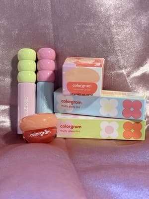 Colorgram Fruity Glass Tint Lip Tint Gloss Tintin Dory Peach Pink Orange