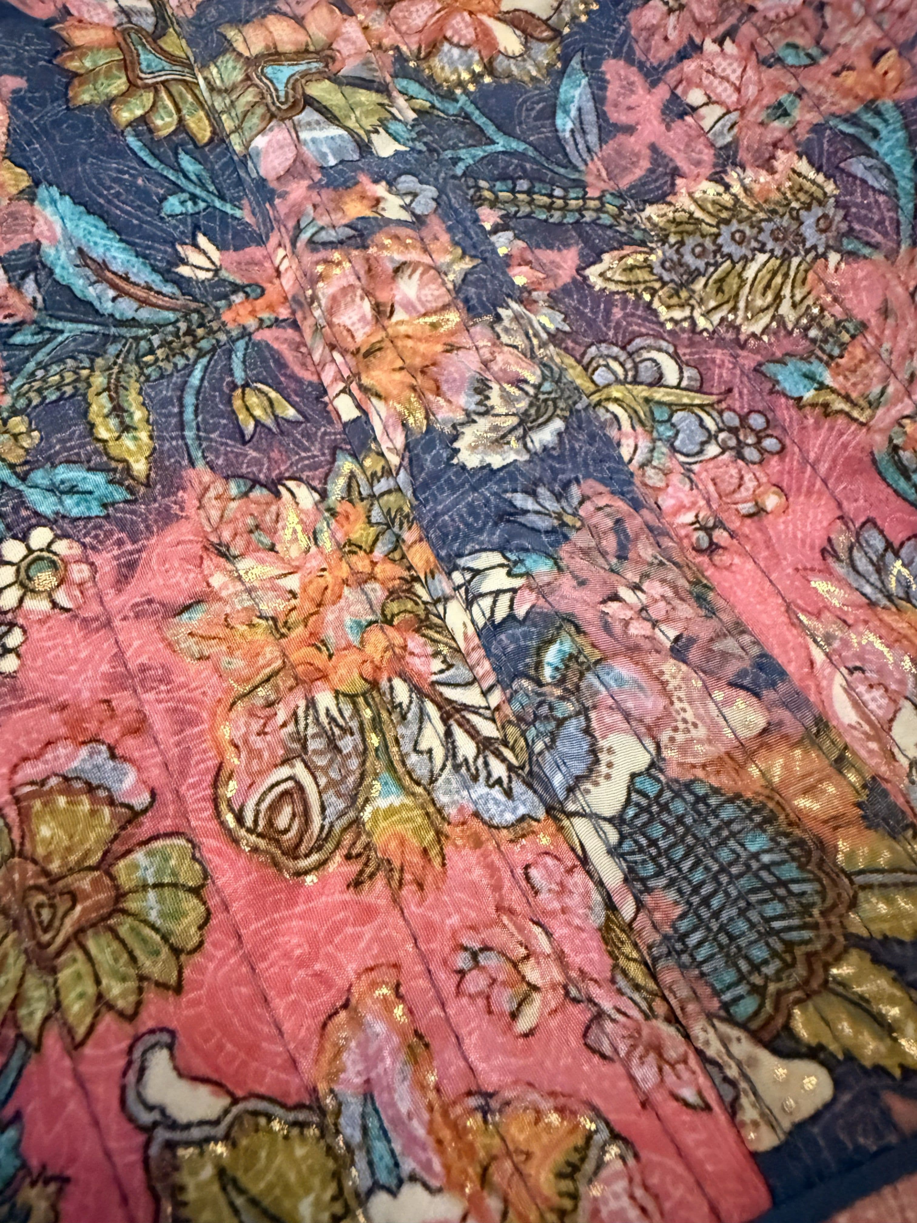 F20 - NWOT Karma Highway Karma Highway "Tagai" Floral Quilted Tote Bag - Thumbnail 4