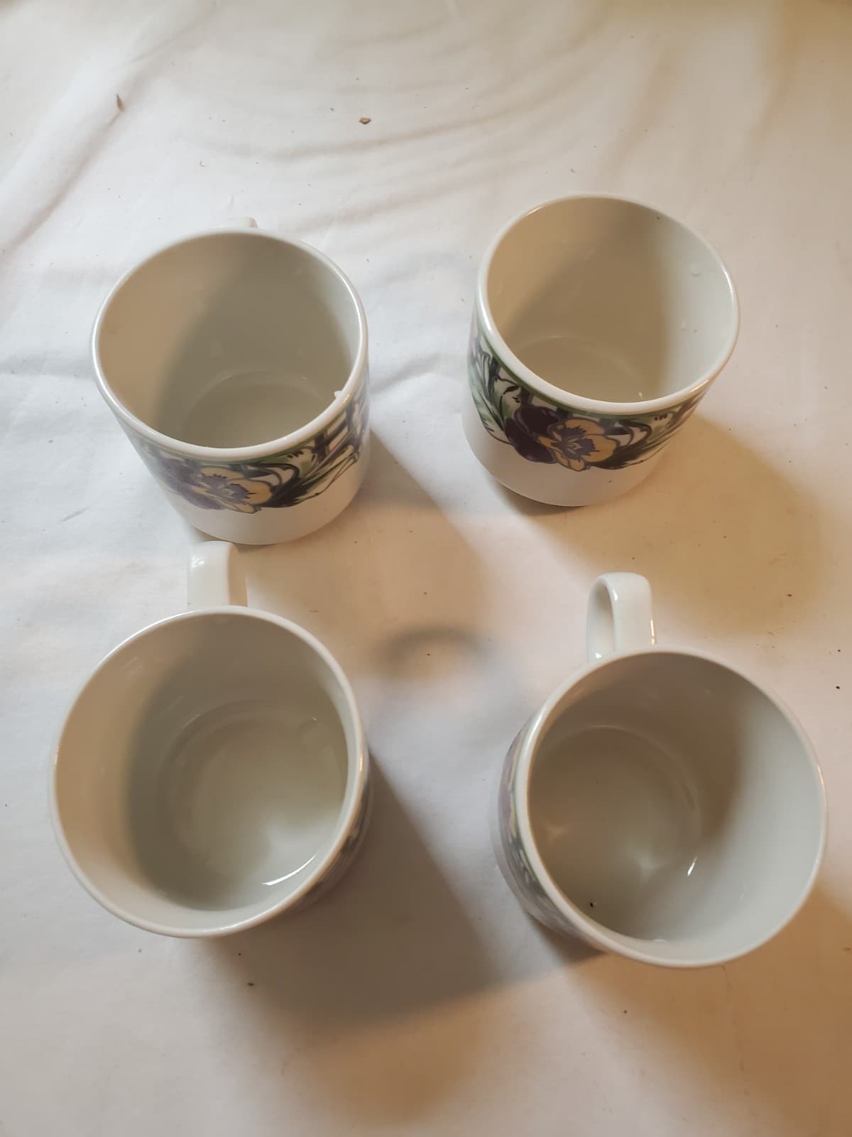 Vintage Gibson Mug Set of 4 – 1990s–Early 2000s Stoneware Coffee Mugs –Excellent - Thumbnail 4