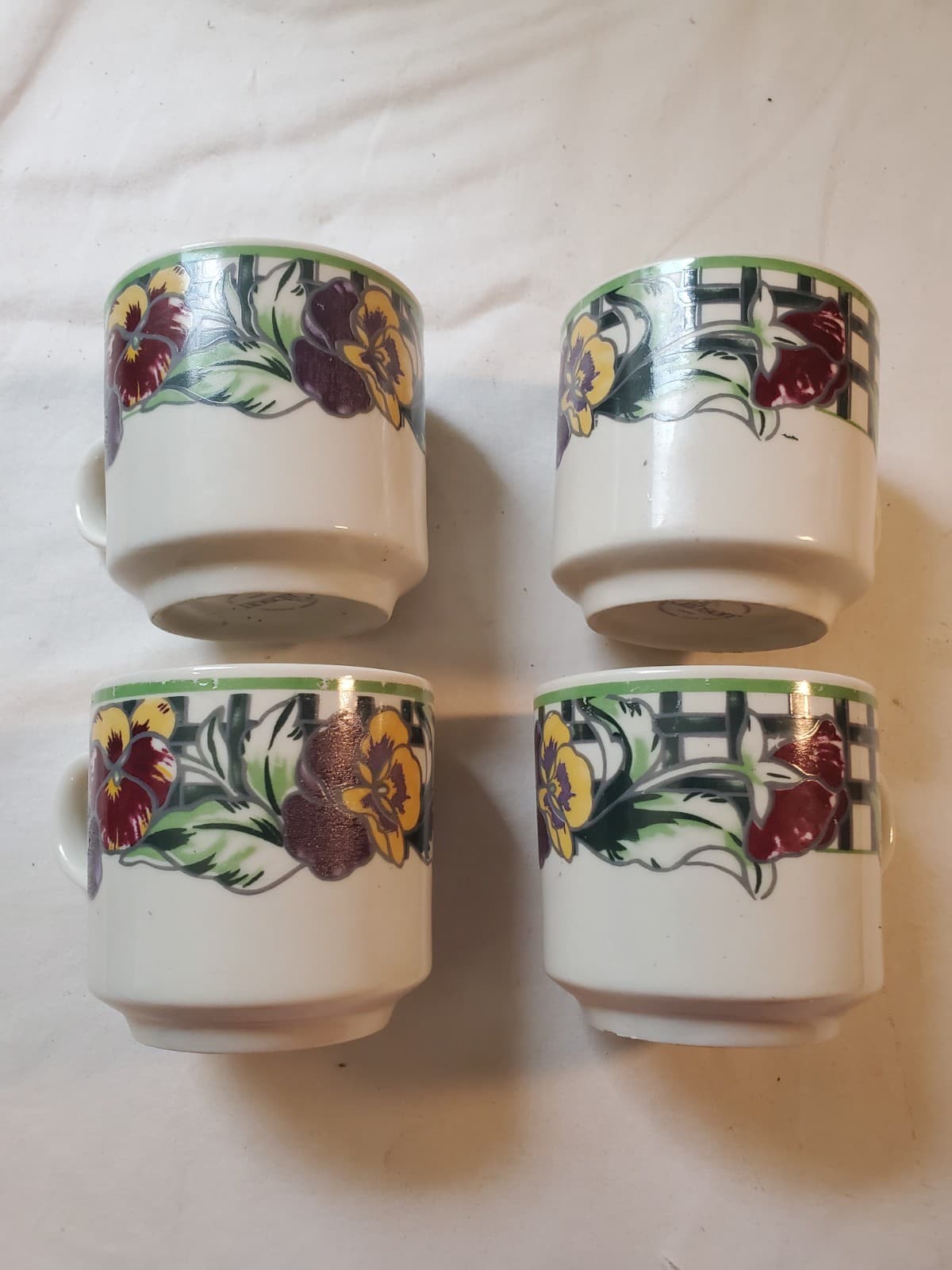 Vintage Gibson Mug Set of 4 – 1990s–Early 2000s Stoneware Coffee Mugs –Excellent - Thumbnail 2