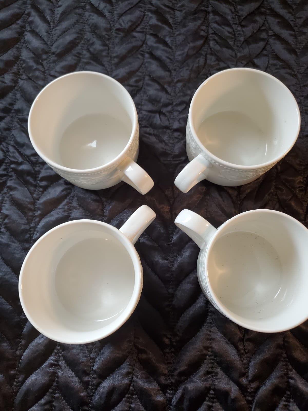 Farberware Alsace 4242 Porcelain coffee/tea cup set of 4 - Scroll leaves - Thumbnail 4