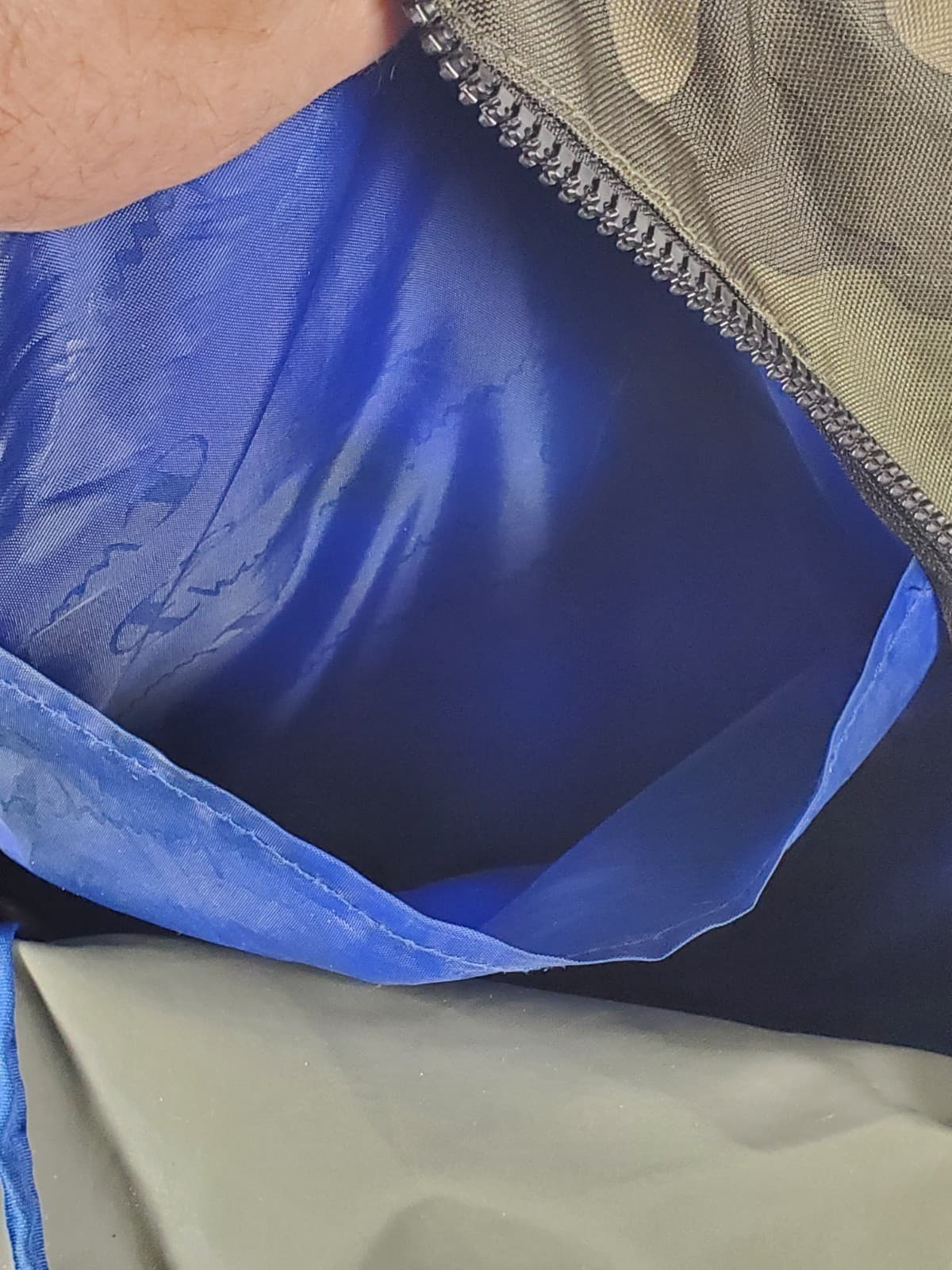 Champion Estate Backpack - Black and Camo with Blue Interior - Thumbnail 5