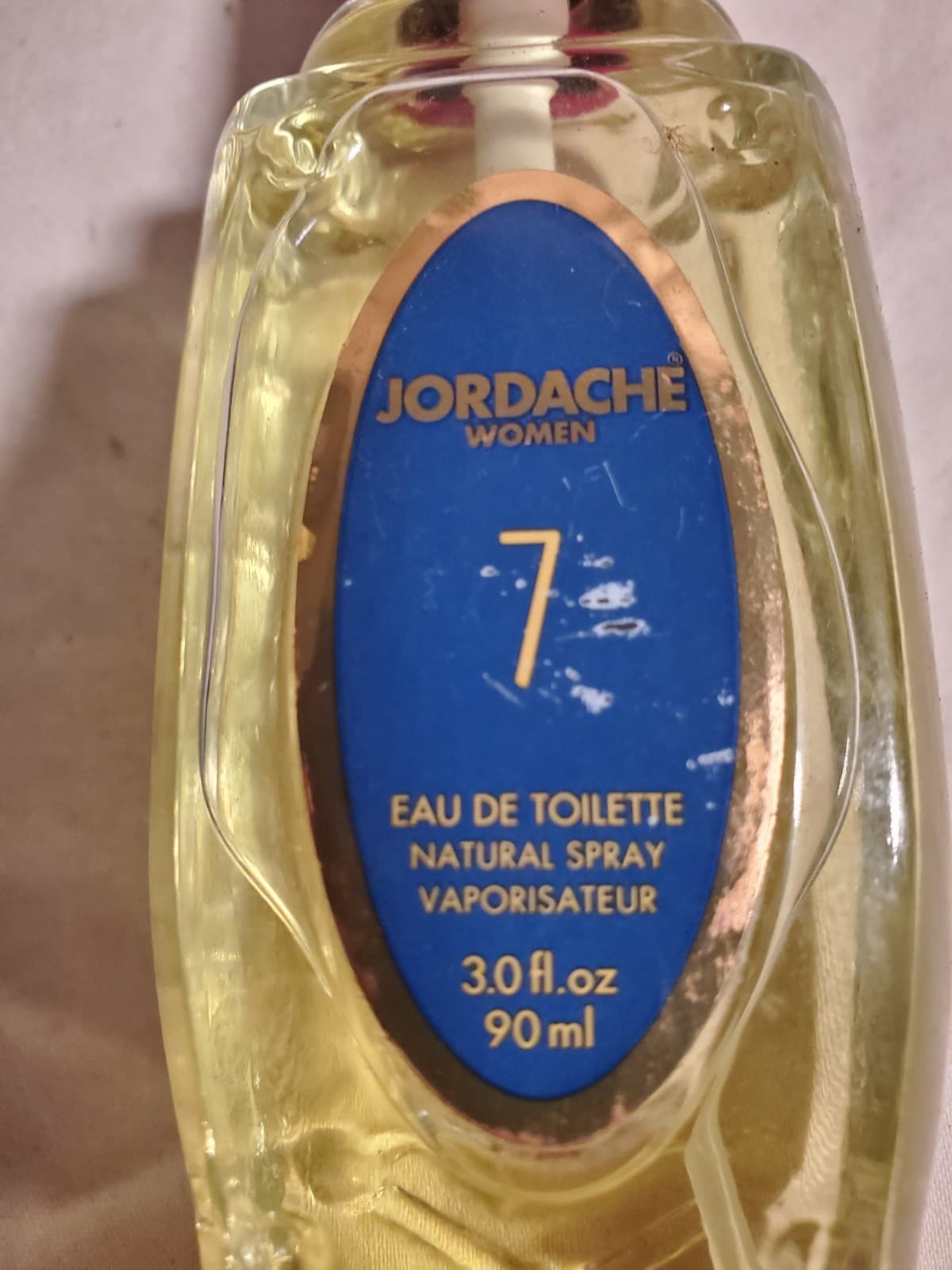 VINTAGE JORDACHE WOMEN No. 07 PERFUME THEIR VERSION OF WHITE DIAMONDS 3 OZ. - Thumbnail 3