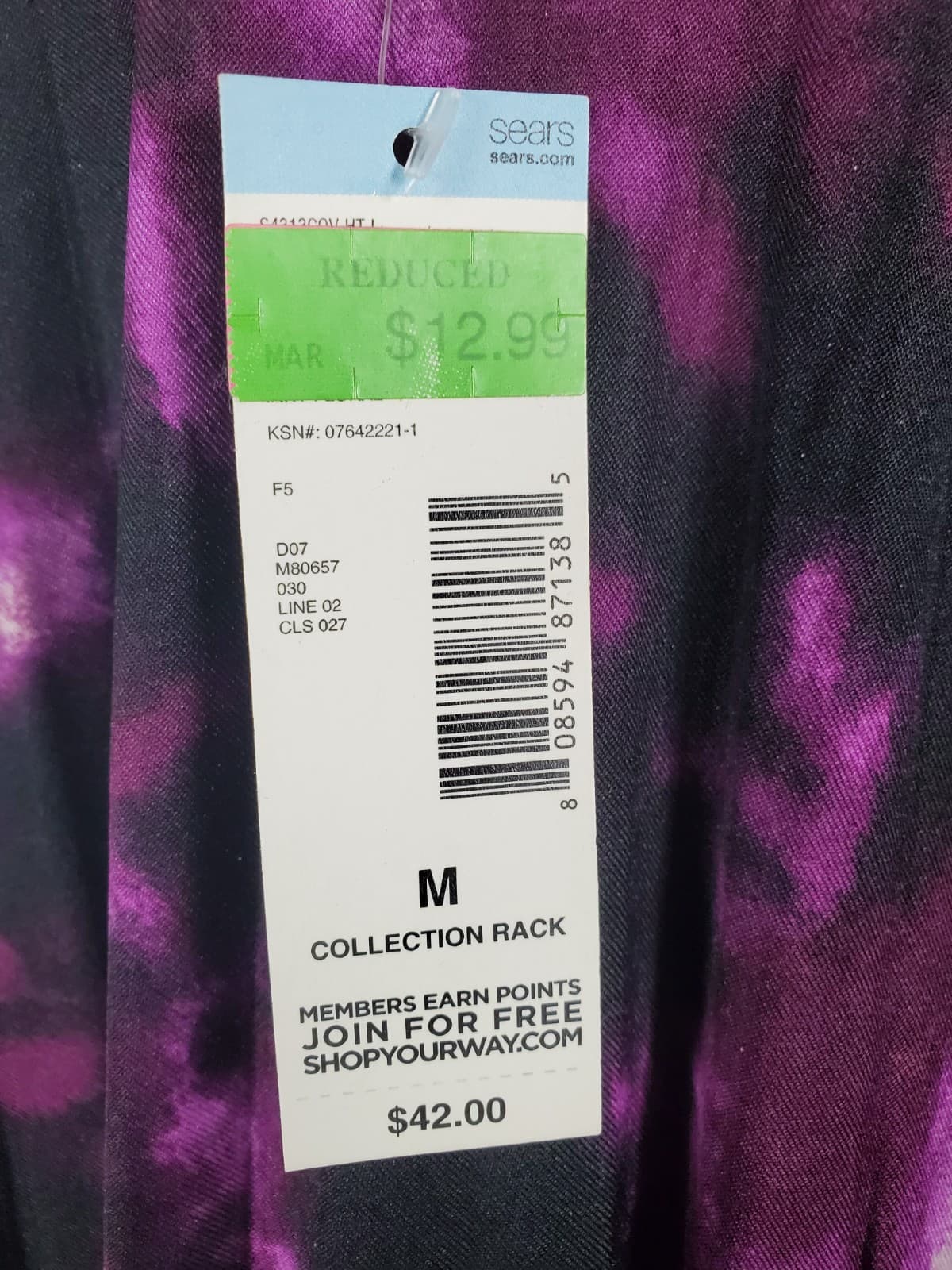Vintage NWT Covington Collection floral print skirt size M - Thumbnail 3