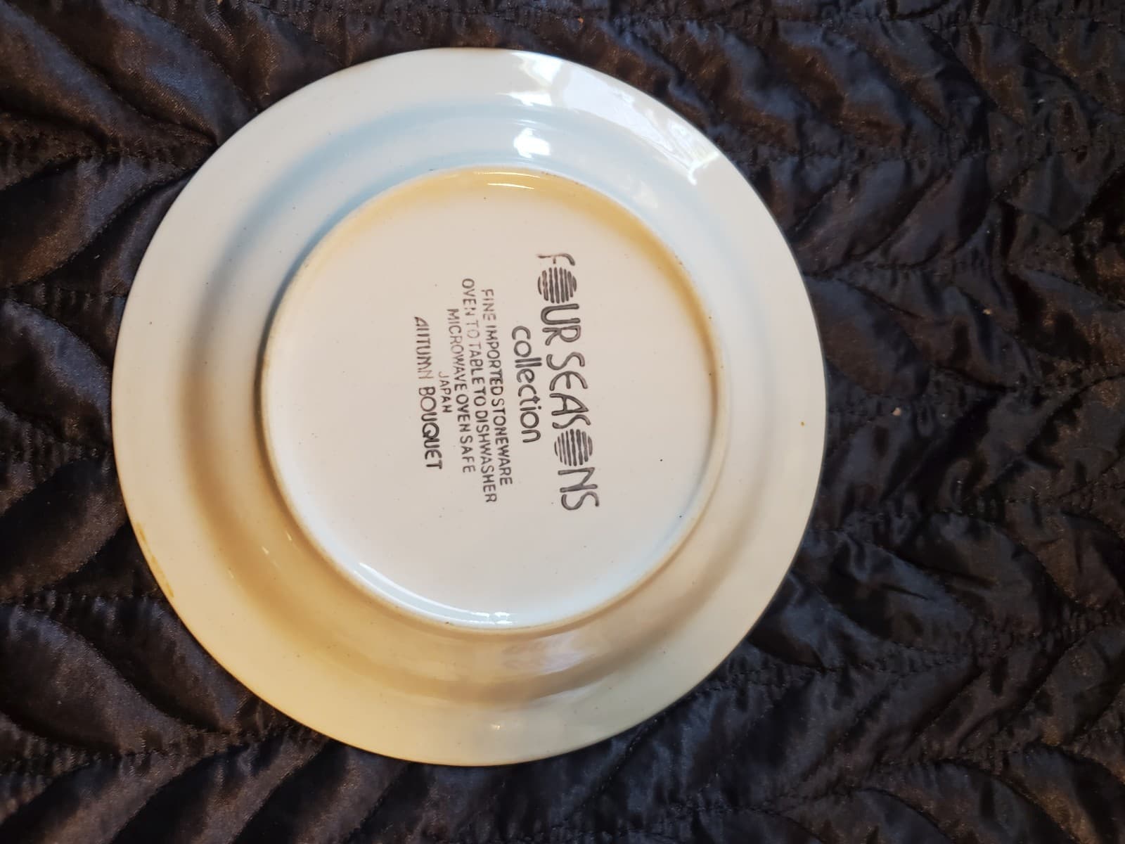 2 Vintage Four Seasons Collections Autumn Bouquet Salad Plates 6.5" Japan - Thumbnail 7