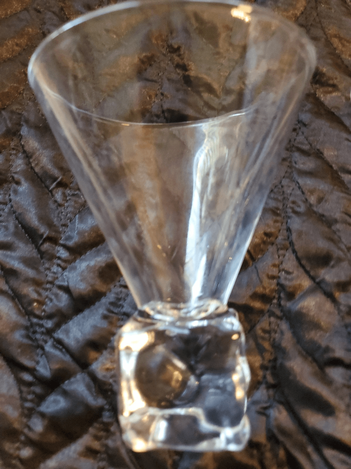 Vintage Disaronno Melting Ice Cube Stemless Martini Glasses Set of 2 Barware - Thumbnail 7