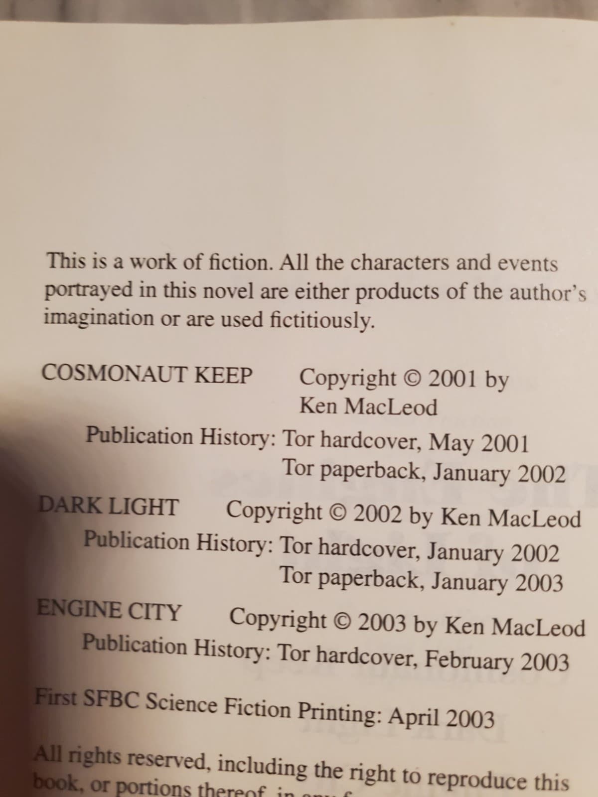 The Engines Of Light By Ken MacLeod (Hardcover, Omnibus Of Novels) - Thumbnail 6