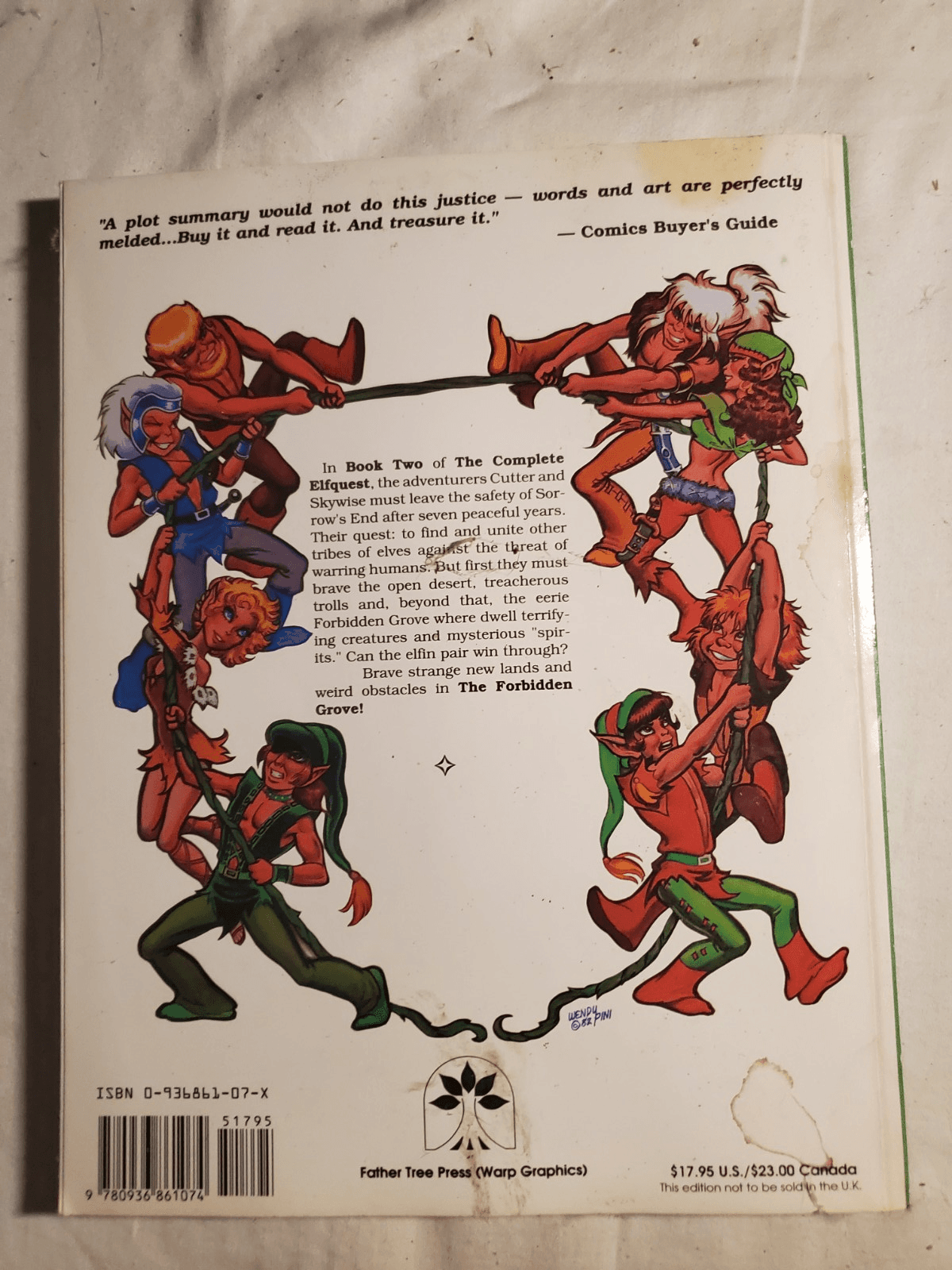 Title: Elfquest Book 2: The Forbidden Grove Large Paperback Graphic Novel Reader - Thumbnail 4