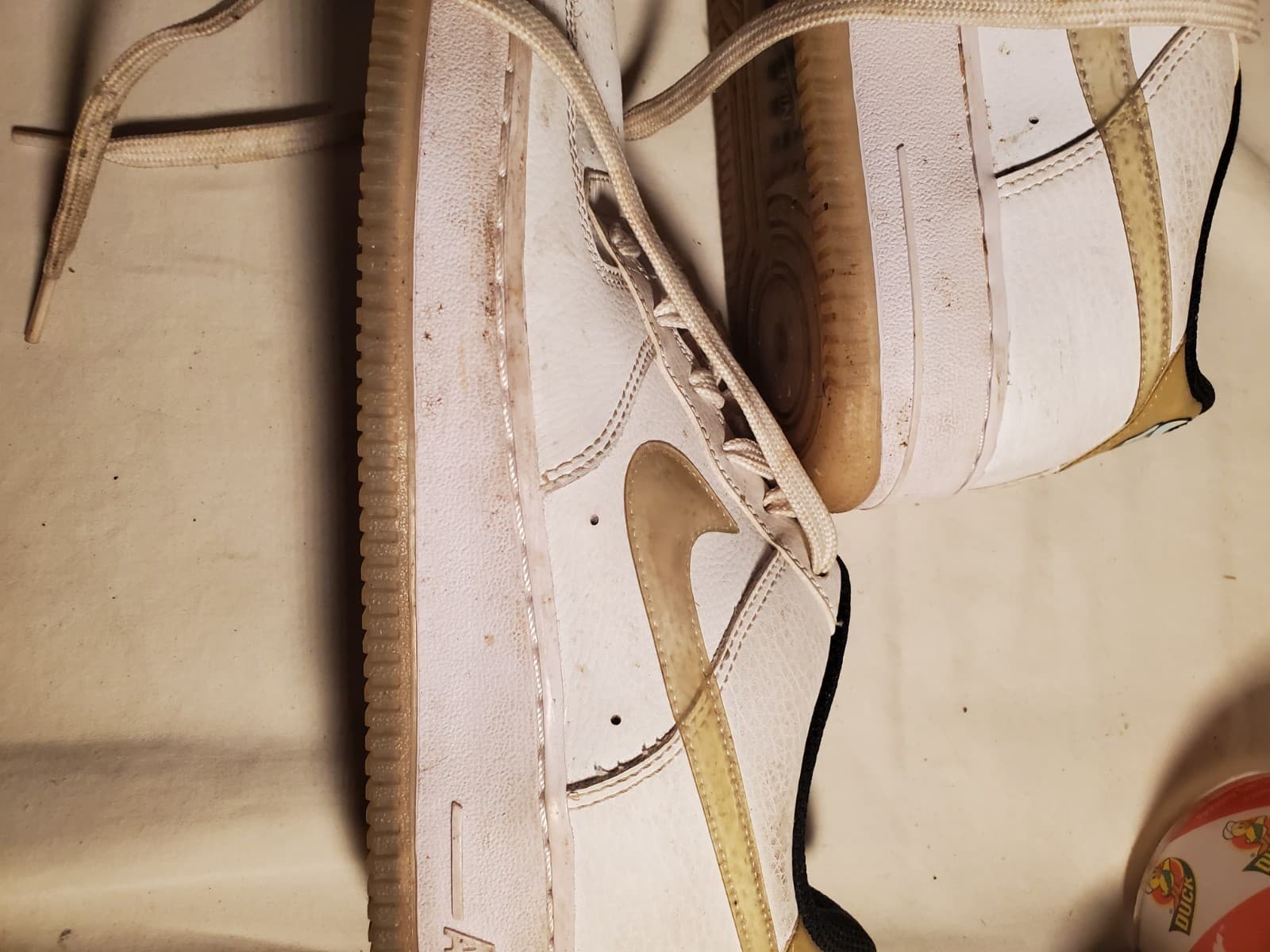 Nike Air Force 1 Low KSA GS White Youth Size 6.5Y CW5909-100 Sneakers Shoes - Thumbnail 3