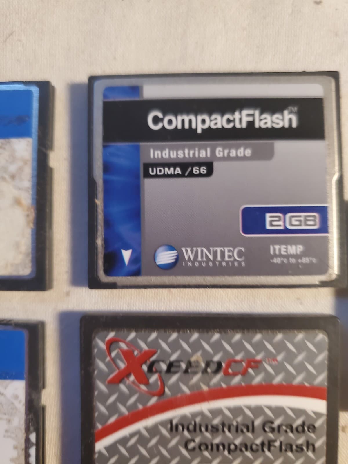 Lot of 10 compactFlash 512mB up to 8gb cards. Some industrial Grade temp AS IS - Thumbnail 6