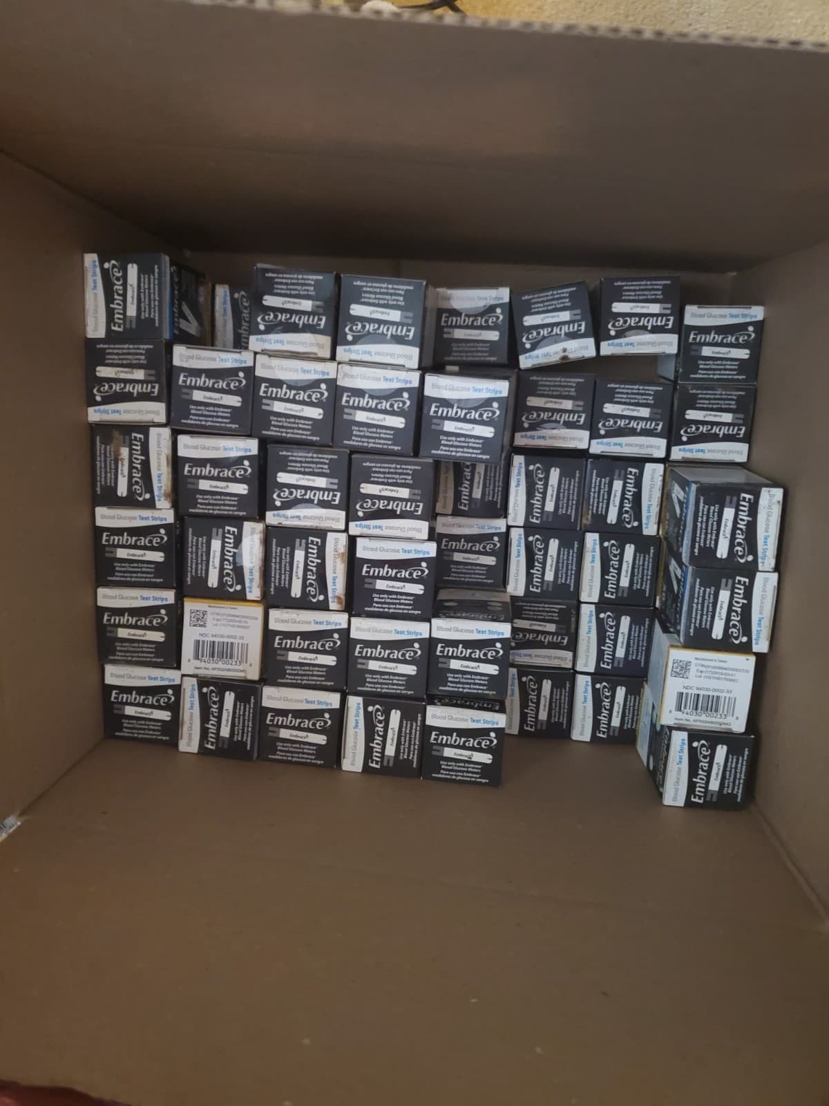 Expired Embrace Blood Glucose Diabetic Test Strips 50 count unopened. 78 Boxes - Thumbnail 2