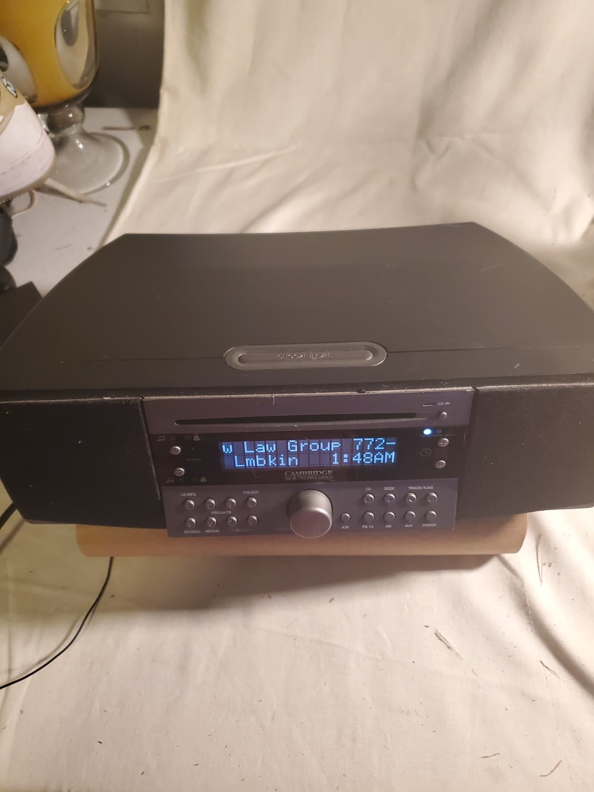 TESTED Cambridge SoundWorks CD740 CD Player AM FM Radio Compact Disc Music Aux