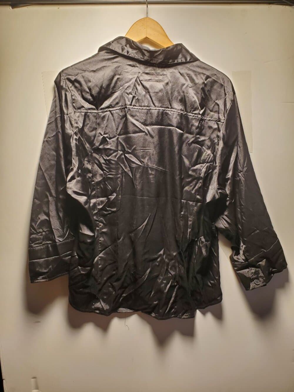 Giorgiana by Naji Long Sleeve Blouse - Black - Womens 2X - Thumbnail 5