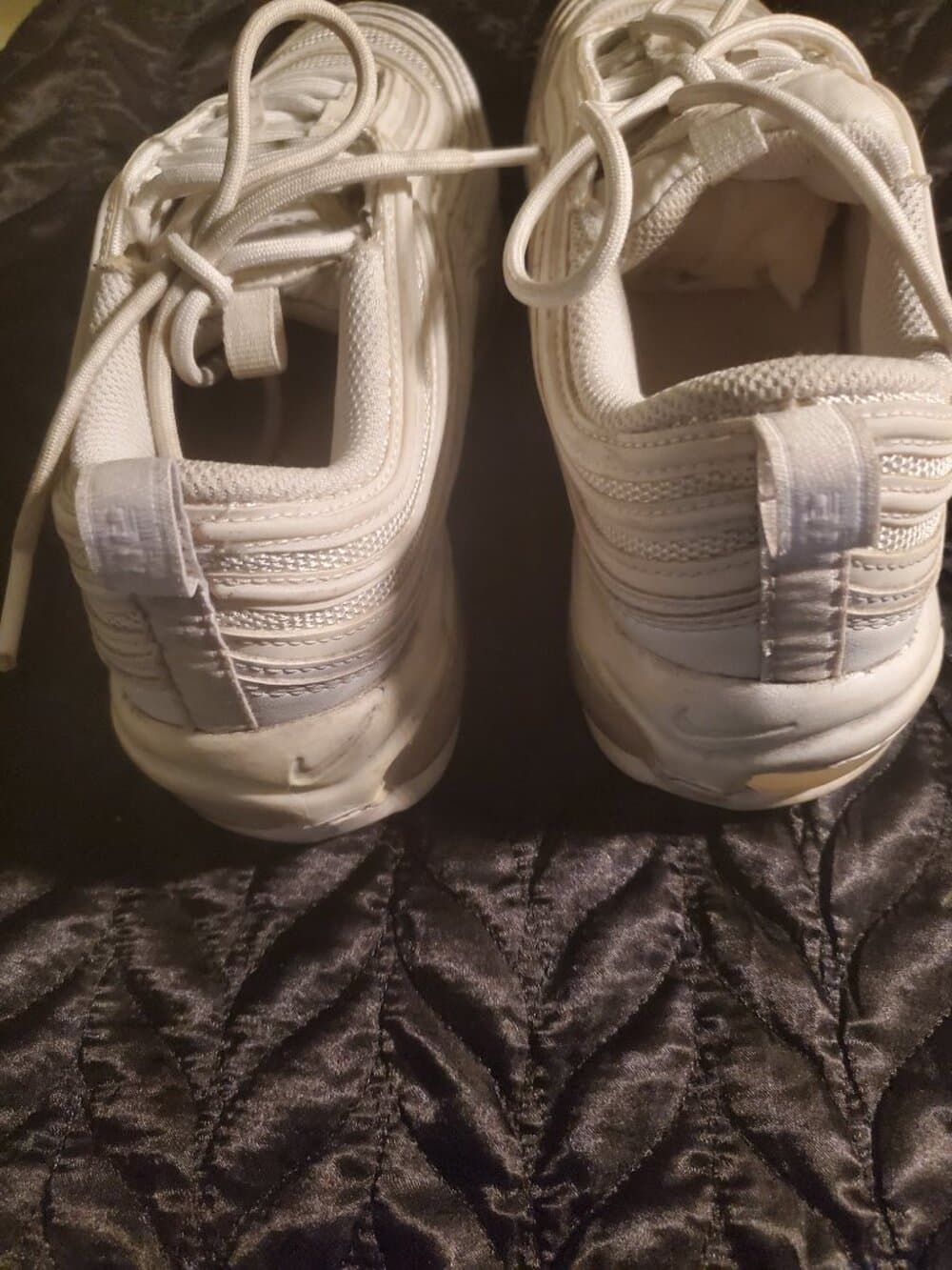 Nike‎ Air Max 97 Triple White Running Shoes DH8016-100 Women's Sz 8 - Thumbnail 3