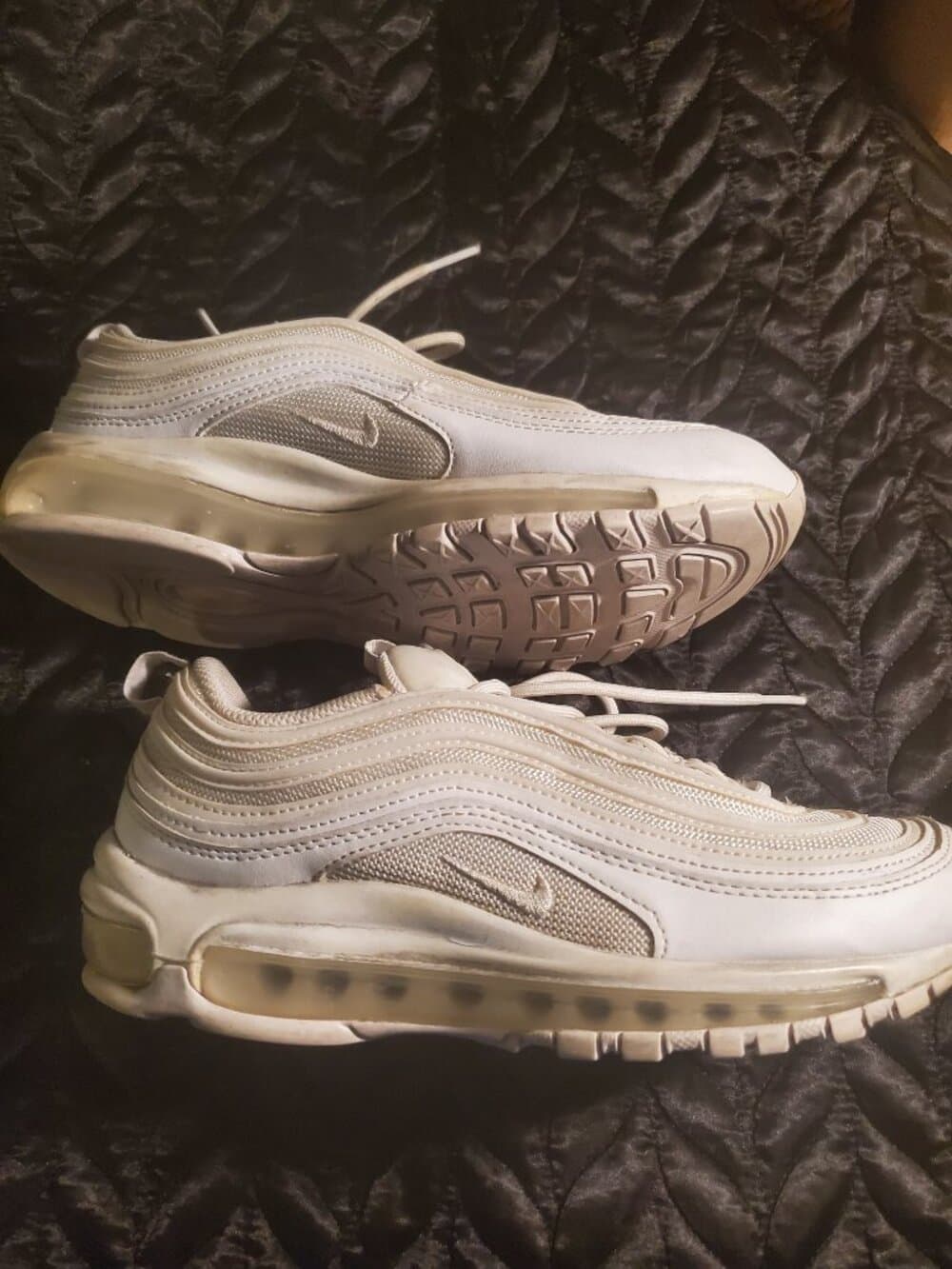 Nike‎ Air Max 97 Triple White Running Shoes DH8016-100 Women's Sz 8 - Thumbnail 2