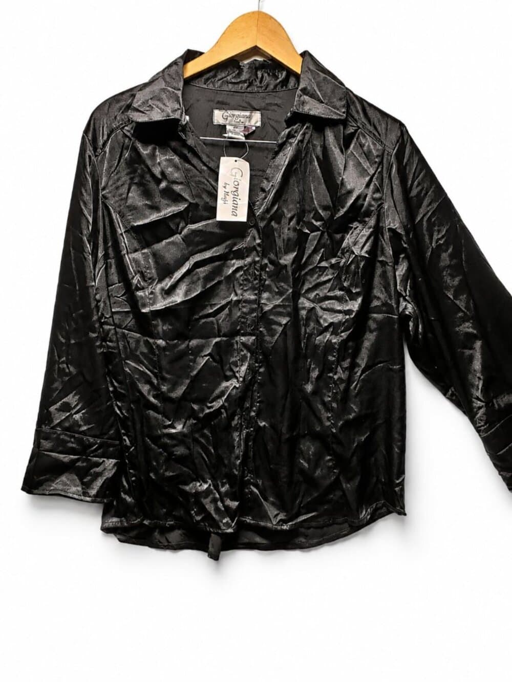 Giorgiana by Naji Long Sleeve Blouse - Black - Womens 2X - Thumbnail 6