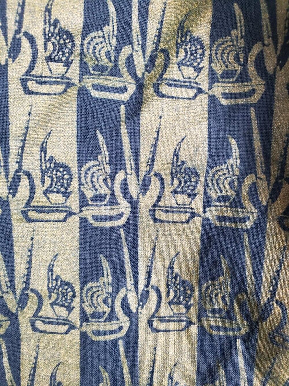 African Star Drawstring Wrap Skirt One Size Fits Most 100% Cotton Tribal Print