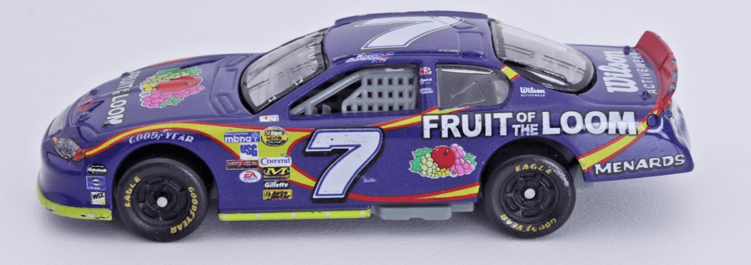 2005 Racing Champions ~ MONTE CARLO ~ ROBBY GORDON #7 Fruit of the Loom NASCAR - Thumbnail 4