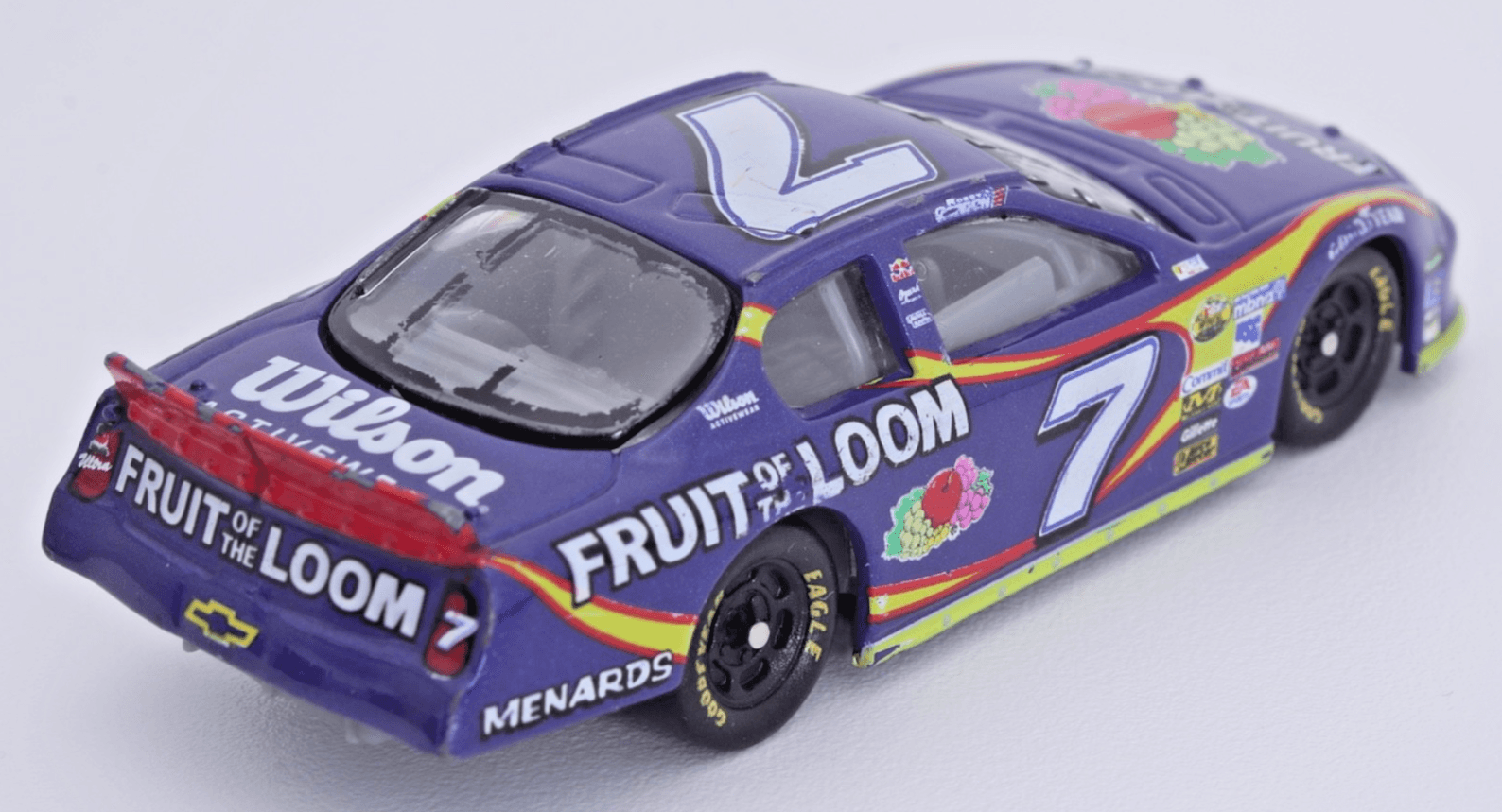 2005 Racing Champions ~ MONTE CARLO ~ ROBBY GORDON #7 Fruit of the Loom NASCAR - Thumbnail 5
