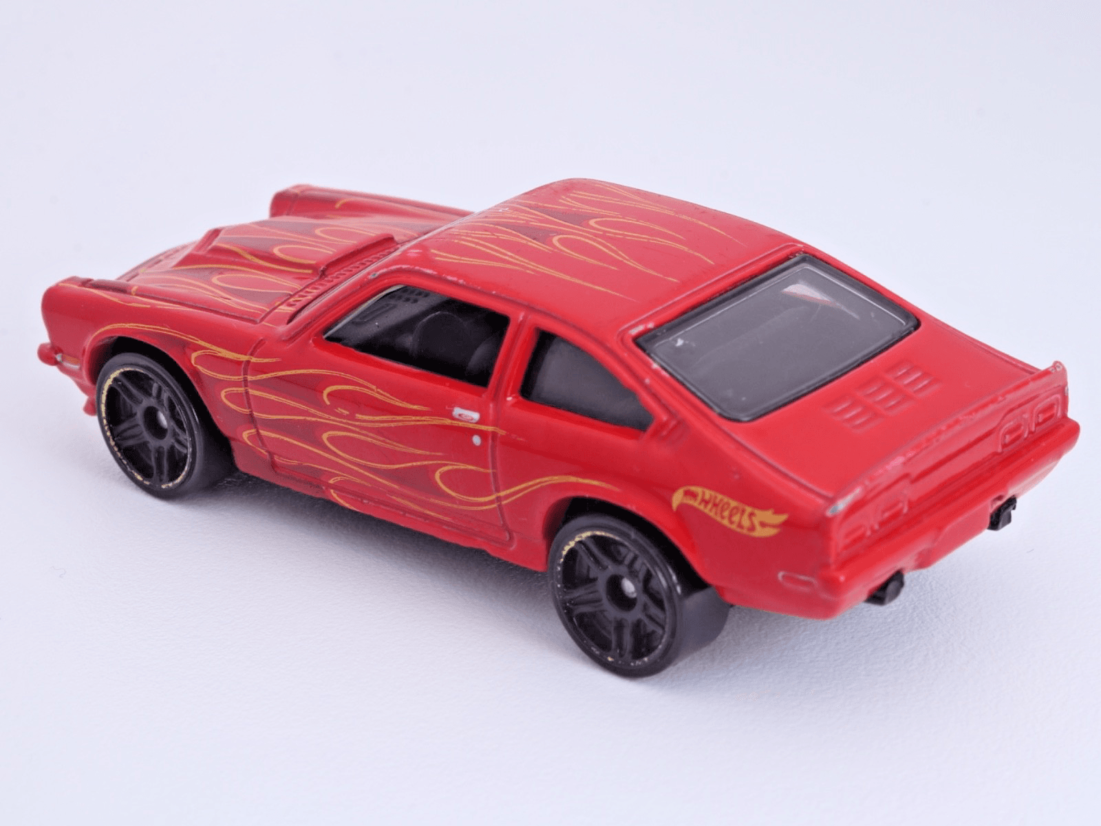 Hot Wheels ~ 1972 CUSTOM V8 Vega ~ Red Flames Diecast 1:64 - Thumbnail 6