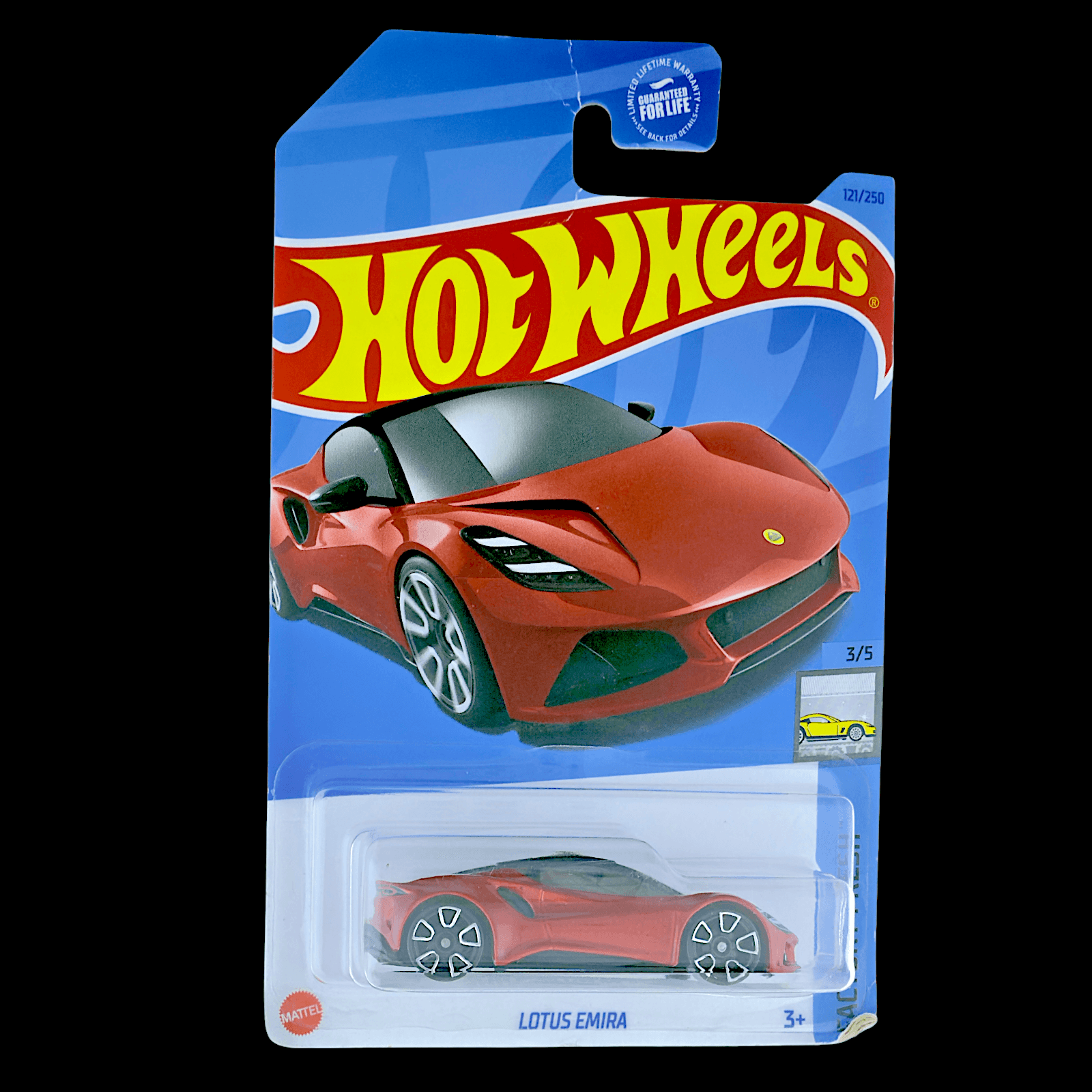 Hot Wheels 2023 LOTUS EMIRA ~ 121/250 ~ Factory Fresh # 3/5 ~ Red Diecast