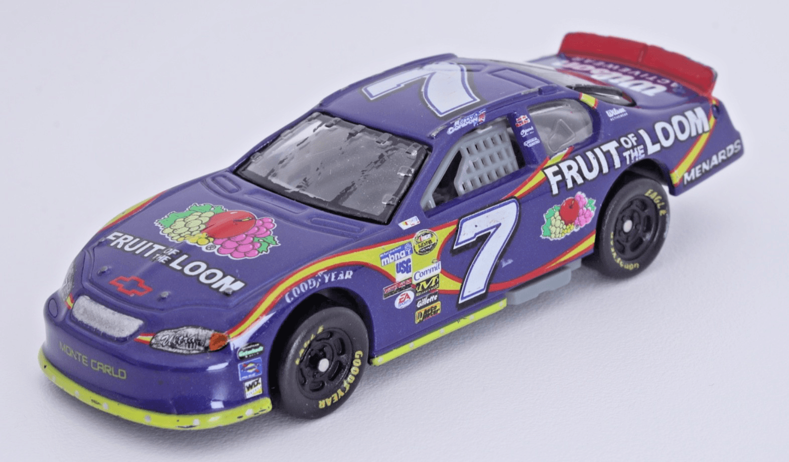 2005 Racing Champions ~ MONTE CARLO ~ ROBBY GORDON #7 Fruit of the Loom NASCAR - Thumbnail 2