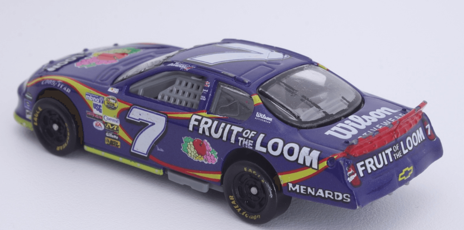 2005 Racing Champions ~ MONTE CARLO ~ ROBBY GORDON #7 Fruit of the Loom NASCAR - Thumbnail 6