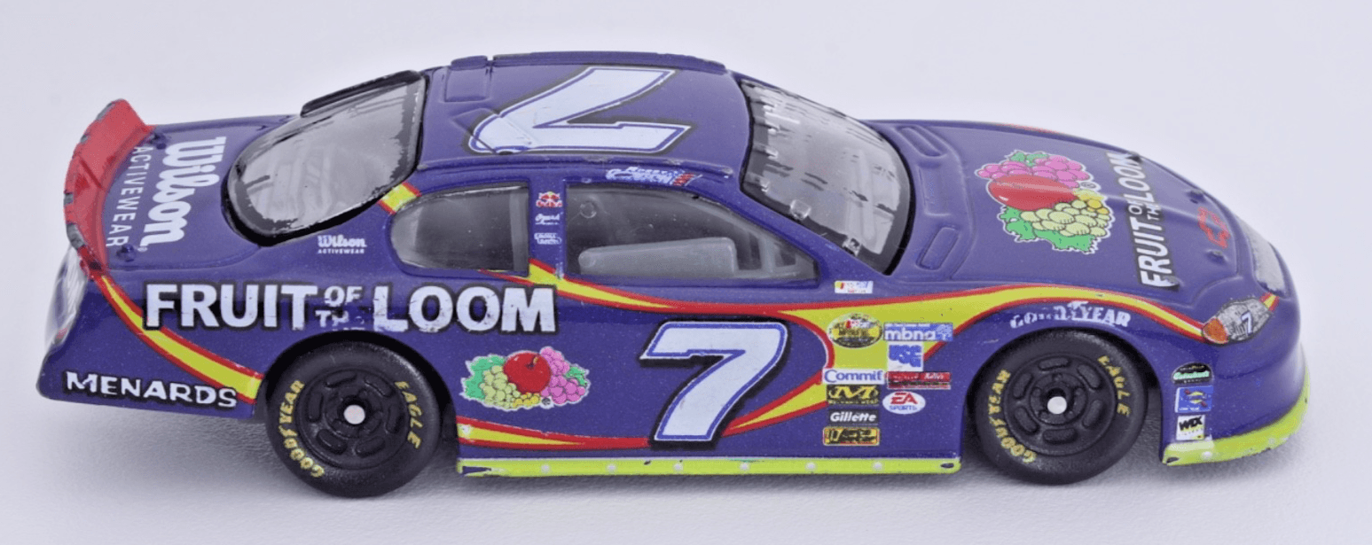 2005 Racing Champions ~ MONTE CARLO ~ ROBBY GORDON #7 Fruit of the Loom NASCAR - Thumbnail 3