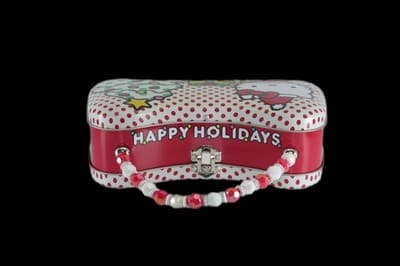 Sanrio Hello Kitty Festive Christmas Tin Purse Holiday - Thumbnail 3