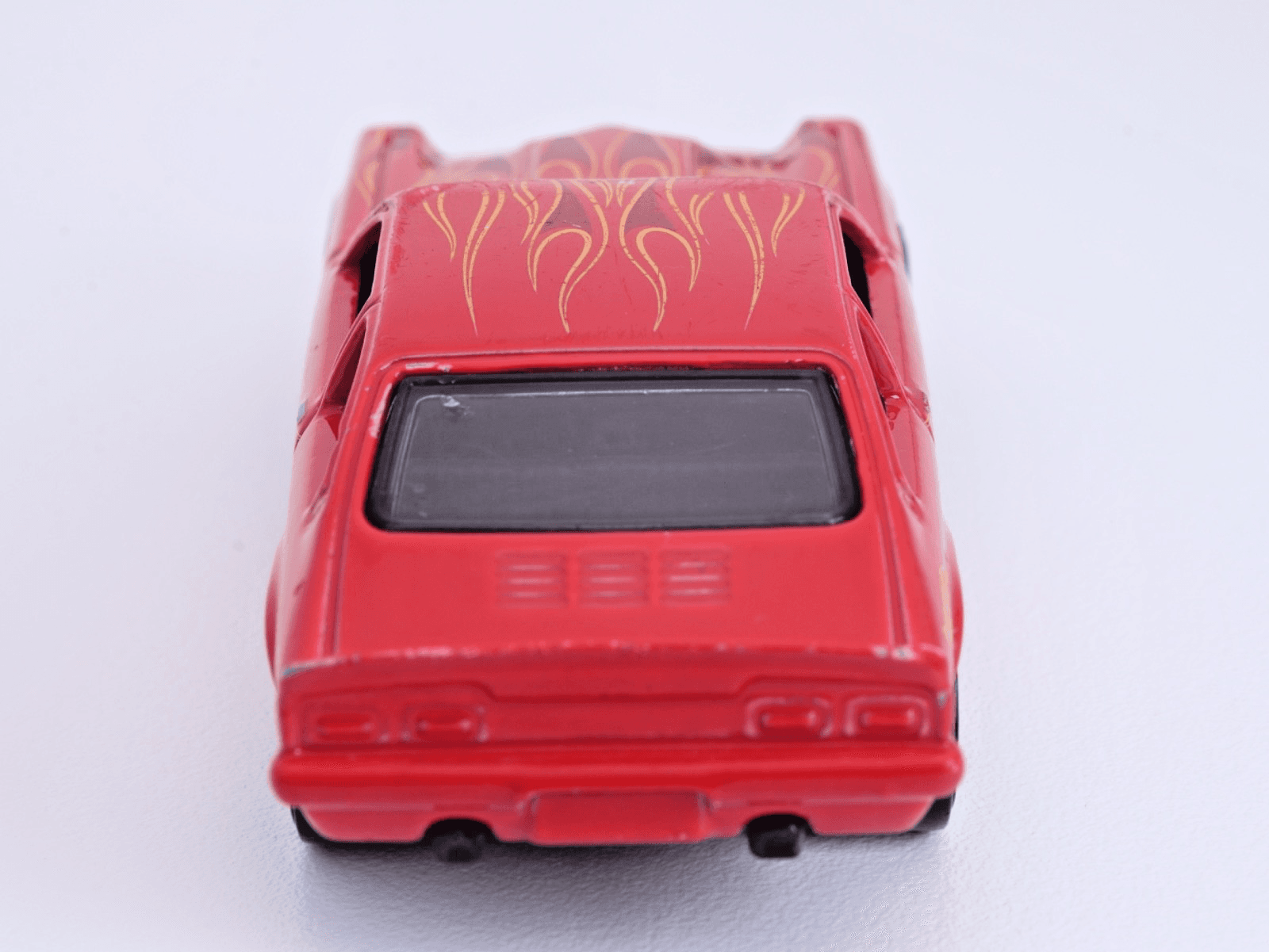 Hot Wheels ~ 1972 CUSTOM V8 Vega ~ Red Flames Diecast 1:64 - Thumbnail 7