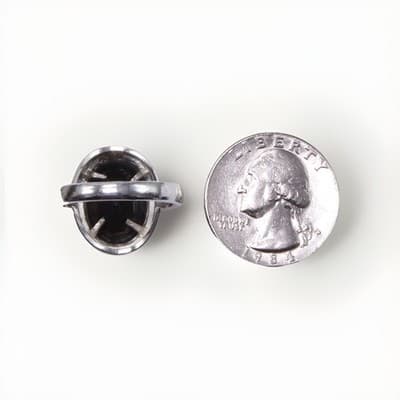 Sterling Silver faceted Smokey Topaz Ring Size 8 - Thumbnail 9