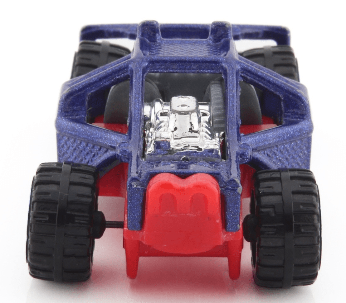 Hot Wheels Police Squad 5 ~ ROLL CAGE Police Cruiser ~ Blue 1:64 Diecast Car - Thumbnail 8
