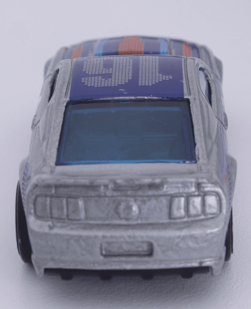 2016 Hot Wheels Art Cars ~ 2007 MUSTANG (#198) ~ Gray/Blue/Orange 1:64 - Thumbnail 7