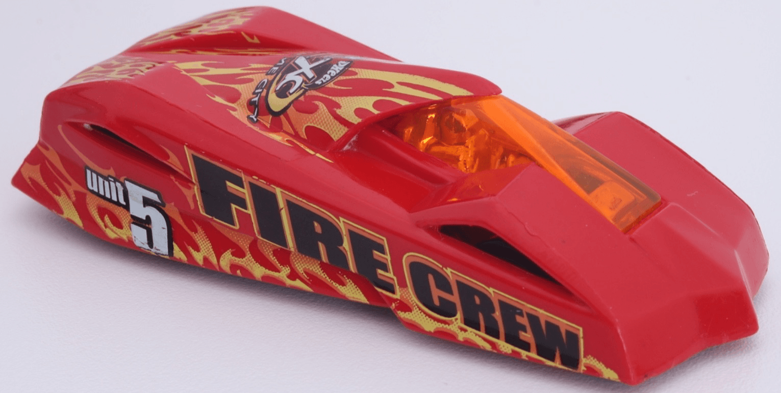 1994 Hot Wheels Extreme City Series ~ FIRE CREW Unit #5 ~ 1:64 Car