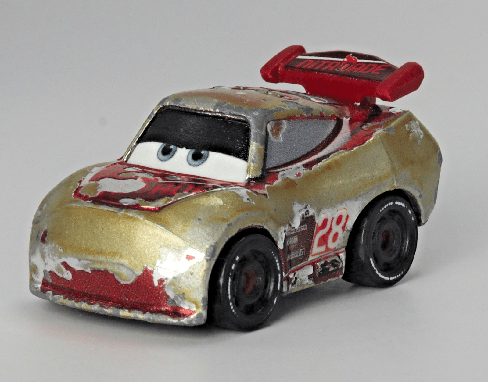 Disney Pixar Cars ~ Mini Racers ~ METALLIC TIM TREADLESS ~ Diecast 1:100 - Thumbnail 2